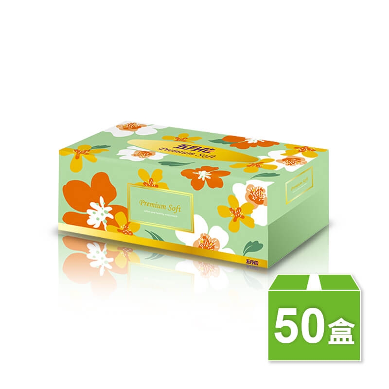 五月花盒裝面紙(50盒/箱)