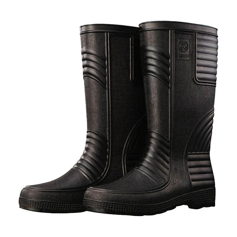 三和牌男仕全長雨鞋