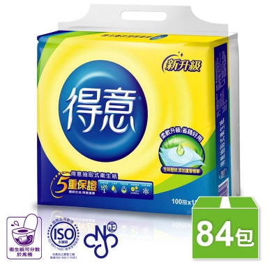 得意抽取式衛生紙100抽