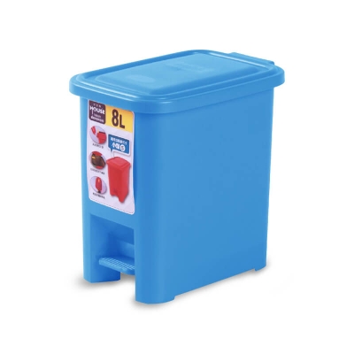 輕踏掀蓋垃圾桶（8L）