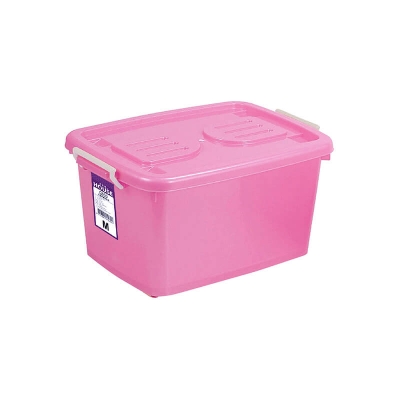 C600彩瓷滑輪整理箱-中