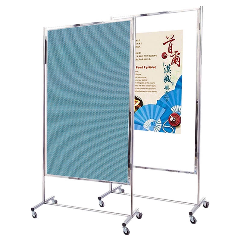 不鏽鋼展示板 / 布+白板（MY-720F）