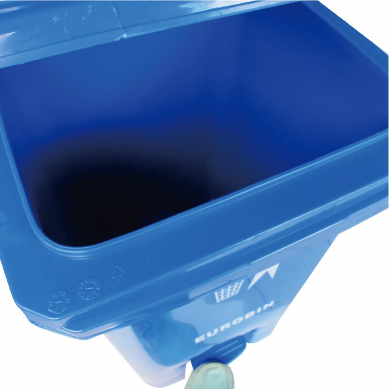 E60腳踏垃圾桶（藍色 / 60公升）