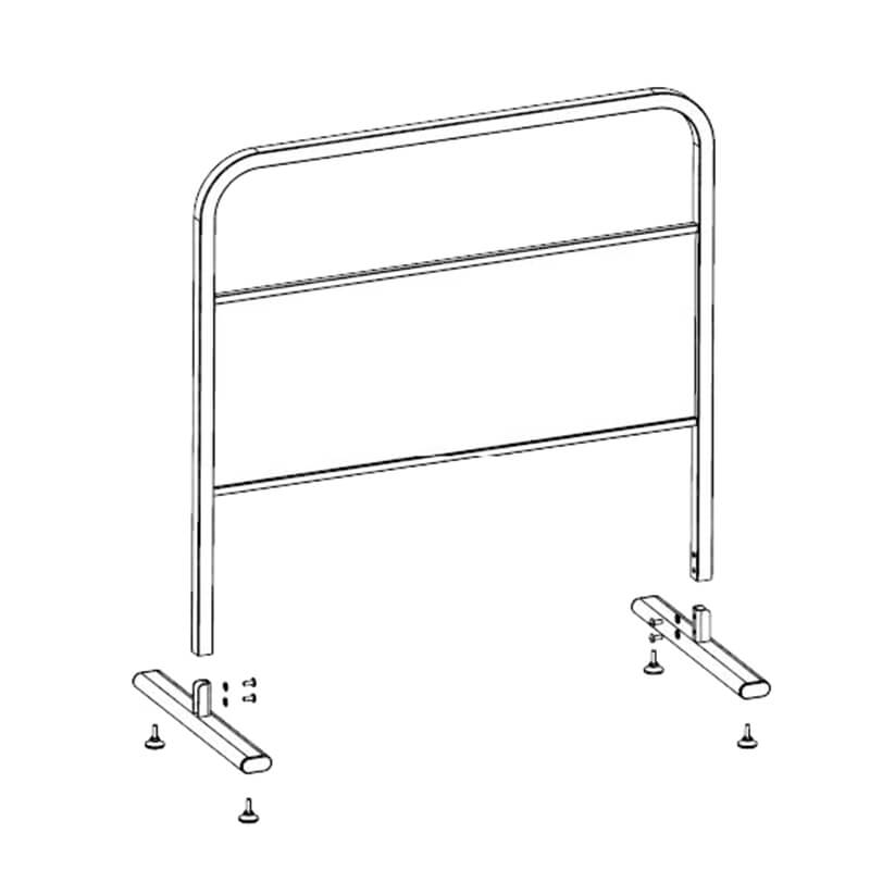 TS-309SBK可拆式拒馬 (經濟型)