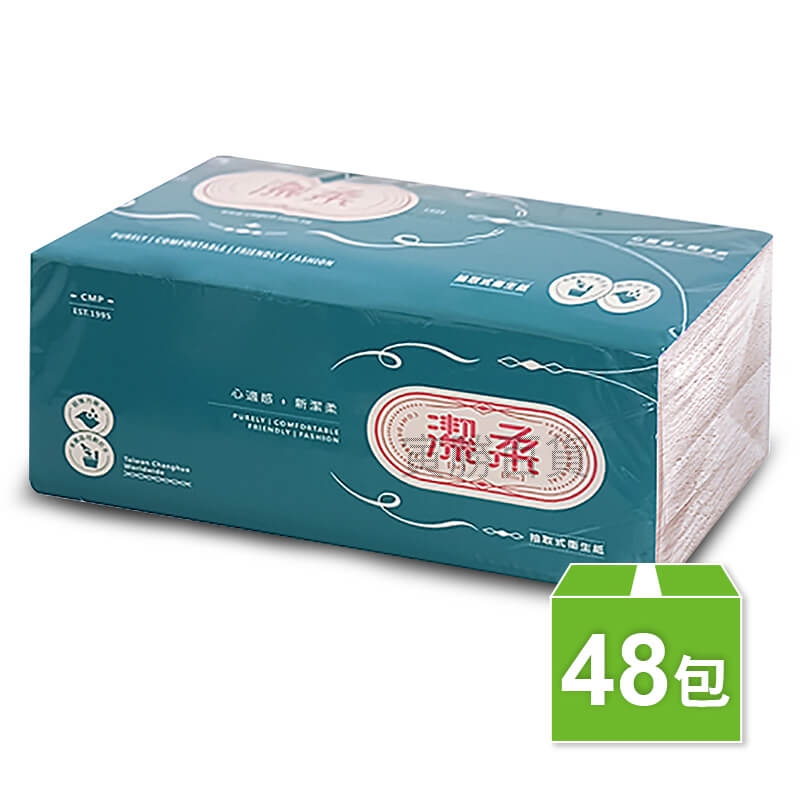 潔柔抽取式衛生紙（200抽）