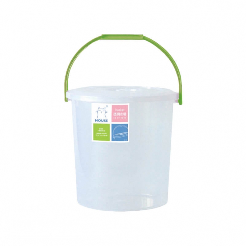 透明附蓋水桶（13L）